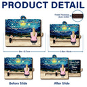 Pet Lovers,Pet Mom,Pet Dad,Christmas,Love,Memorial - My Hardest Goodbye I Miss You Memorial Dog Cat - Personalized Wooden Slide Ornament