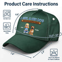 Pet Lovers,Dog Lovers,Cat Lovers,Funny - A Man And His Dog Because People Suck 3D Effect - Personalized Classic Cap