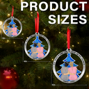 Gift For Bestie, Christmas, Love - Bestie A Long Time To Grow Old Friends - Personalized Metal Ornament