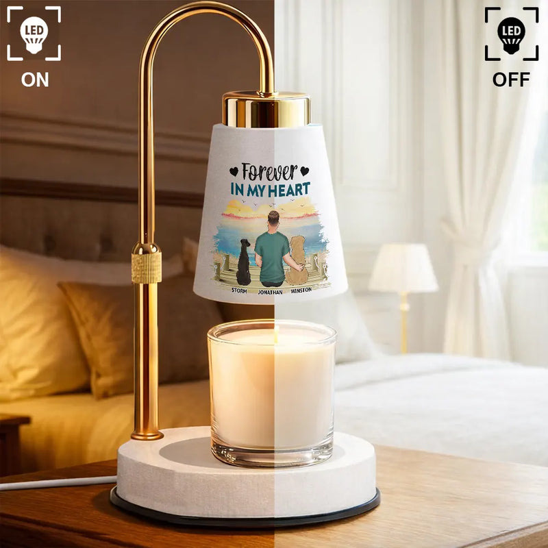 Dog Lovers, Love - A Bond That Can't Be Broken Dog Lover - Personalized Truncated Cone Candle Warmer