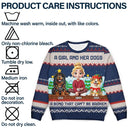 Dog Lovers,Dog Couple,Dog Mom,Dog Dad,Christmas,Top Market,Happy - A Bond That Can't Be Broken Dog Lover - Personalized Unisex Ugly Sweater