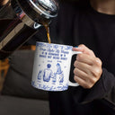 Dog Lovers, Dog Mom, Dog Dad, Pet Lovers, Happy - A Bond That Can't Be Broken Dog Toile - Personalized White Edge-to-Edge Mug