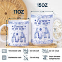 Dog Lovers, Dog Mom, Dog Dad, Pet Lovers, Happy - A Bond That Can't Be Broken Dog Toile - Personalized White Edge-to-Edge Mug