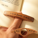 Reading, Gift For Women, Gift For Men, Gift For Yourself, Top Market, Happy - A Book A Day Keeps Reality Away - Personalized Book Page Holder