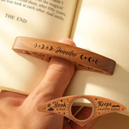 Reading, Gift For Women, Gift For Men, Gift For Yourself, Top Market, Happy - A Book A Day Keeps Reality Away - Personalized Book Page Holder