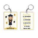 Behind You All Your Memories - Graduation Gift - Personalized Acrylic Keychain