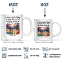 Gift For Bestie,Gift For Sisters,Gift For Women,Gifts For Colleagues,Happy - A Friend Is God's Way Besties - Personalized Mug