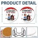 Dog Lovers, Dog Mom, Dog Dad, Pet Lovers, Happy - A Girl And Her Dog A Bond That Can't Be Broken - Personalized Ceramic Coaster