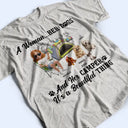Campsite,Camping,Gift For Yourself,Love - A Girl Her Dogs Camping - Personalized T Shirt