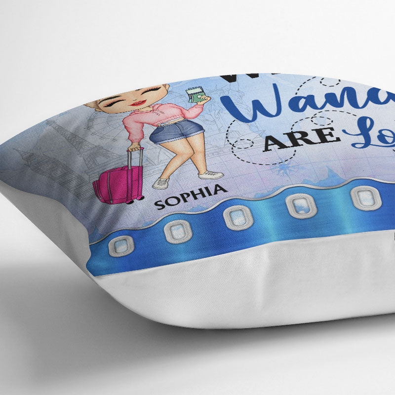 Just A Girl Boy Who Loves Traveling - Gift For Traveling Lovers - Personalized Custom Pillow