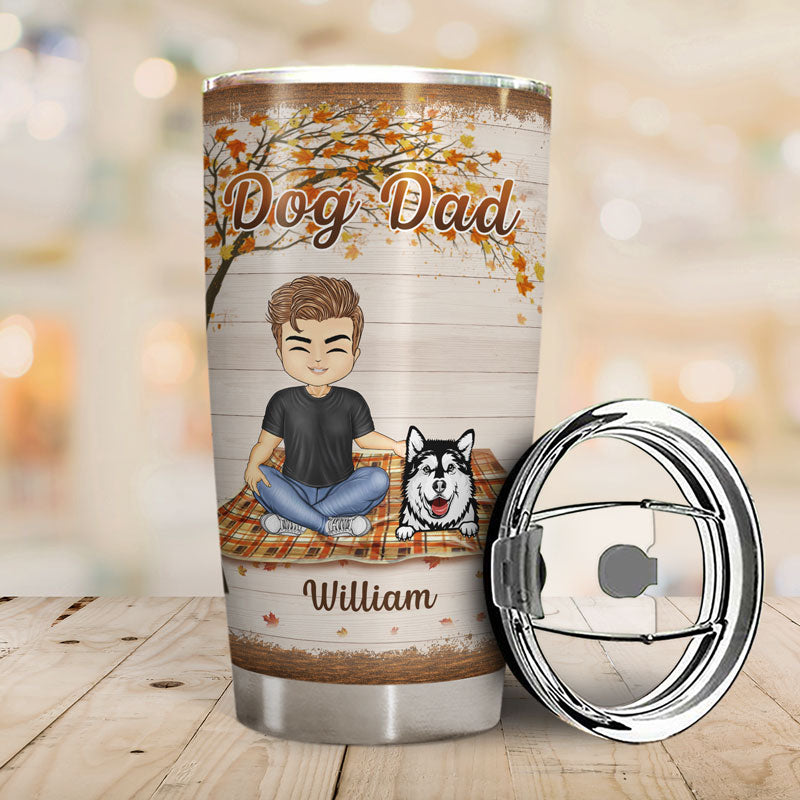 Once Upon A Time There Was A Girl Boy Who Really Loved Dogs - Gift For Dog Lovers - Personalized Custom Tumbler