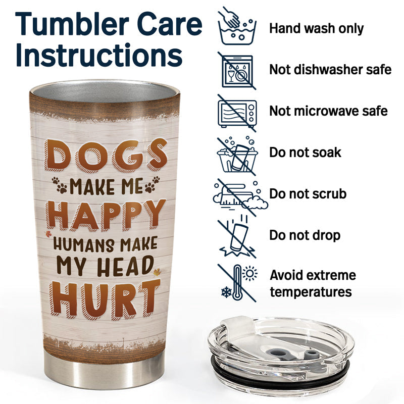 Once Upon A Time There Was A Girl Boy Who Really Loved Dogs - Gift For Dog Lovers - Personalized Custom Tumbler