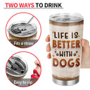 Once Upon A Time There Was A Girl Boy Who Really Loved Dogs - Gift For Dog Lovers - Personalized Custom Tumbler