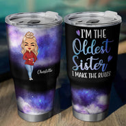 I'm The Rules Sisters Brothers - Sibling Family Gift - Personalized Custom 30 Oz Tumbler