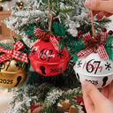 Christmas,Funny,Gift For Yourself - Six Seven Funny Slang - Personalized Jingle Bell Ornament