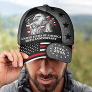 Independence Day,America 250th,Gift For Yourself,Happy,No Custom,Gift For Women,Gift For Men - 250th Anniversary US Independence Day Eagle - Classic Cap