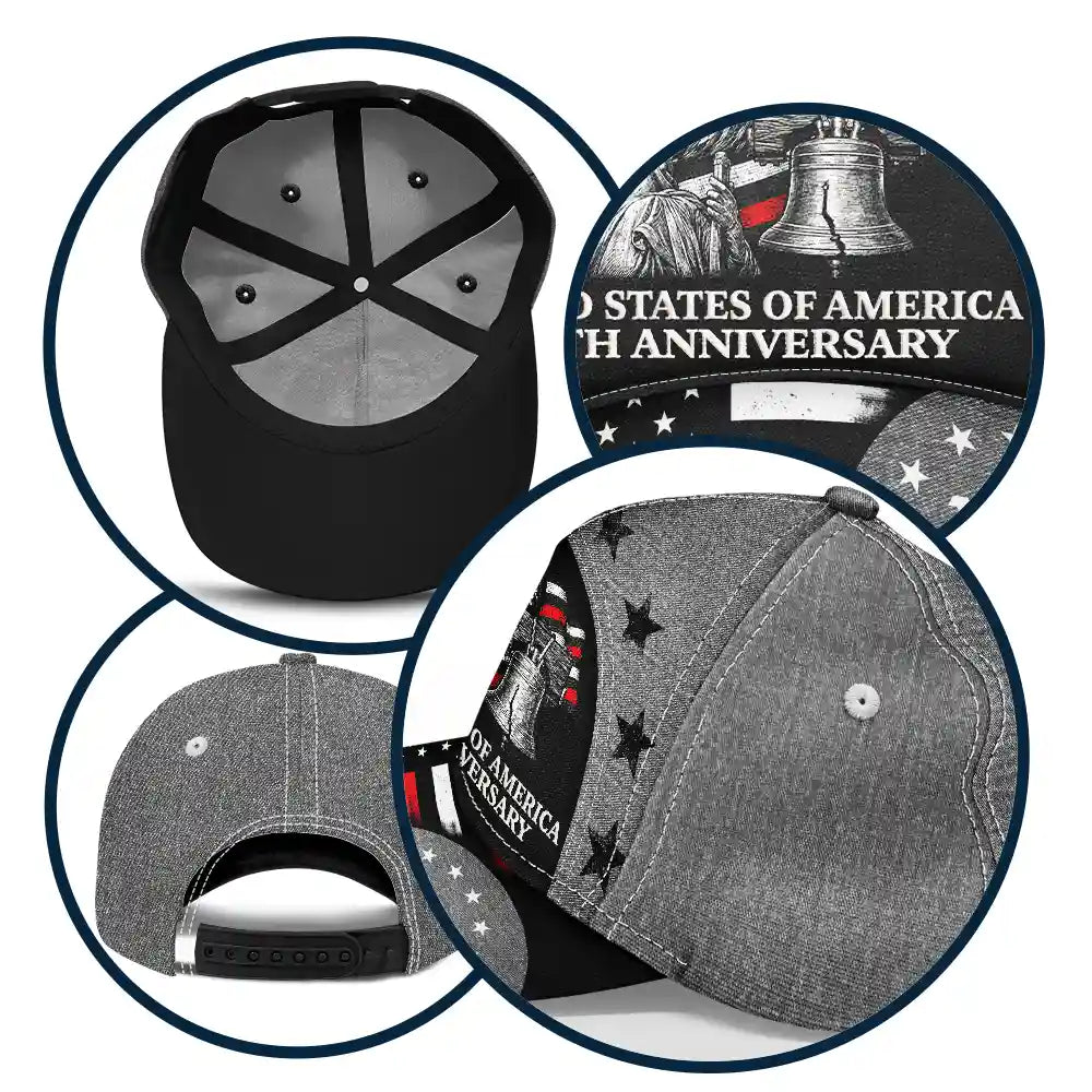 Independence Day,America 250th,Gift For Yourself,Happy,No Custom,Gift For Women,Gift For Men - 250th Anniversary US Independence Day Eagle - Classic Cap