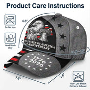 Independence Day,America 250th,Gift For Yourself,Happy,No Custom,Gift For Women,Gift For Men - 250th Anniversary US Independence Day Eagle - Classic Cap