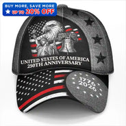 Independence Day,America 250th,Gift For Yourself,Happy,No Custom,Gift For Women,Gift For Men - 250th Anniversary US Independence Day Eagle - Classic Cap