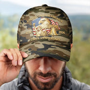Independence Day,America 250th,Gift For Yourself,Happy,No Custom,Gift For Women,Gift For Men - 250th Anniversary US Liberty Bell Eagle Camouflage - Classic Cap