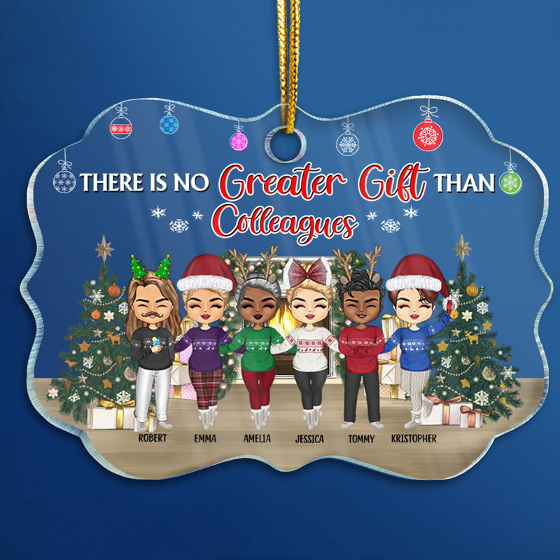 Côte à côte ou à des kilomètres de distance, sœurs et frères - Cadeau de Noël pour frères et sœurs - Ornement médaillon personnalisé en acrylique