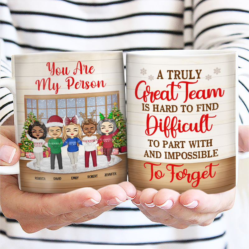 Wander Prints Best Friends Birthday gift for men, women Work Made Us Colleagues - Christmas Gift For Co-worker and BFF - Personalized Wooden Ornament