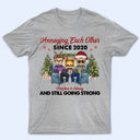 Christmas Family Chibi Old Couple Annoying Each Other Since - Gift For Couples - Personalized Custom Hoodie