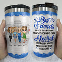 Today's Forecast Cruising With A Chance Of Drinking - Birthday, Traveling, Cruising Gift For BFF, Siblings, Colleagues - Personalized Custom Triple 3 In 1 Can Cooler