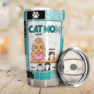 Maman chat, papa chat - Cadeau d'anniversaire, affectueux, drôle, décoration d'intérieur pour amoureux des chats - Gobelet personnalisé