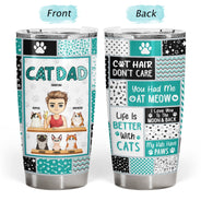 Maman chat, papa chat - Cadeau d'anniversaire, affectueux, drôle, décoration d'intérieur pour amoureux des chats - Gobelet personnalisé