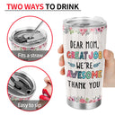 The Love Between A Mother & Daughters Sons Is Forever - Birthday, Loving Gift For Mom, Mother, Grandma, Grandmother - Personalized Custom Tumbler