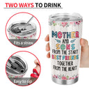 Mother & Daughters Sons From The Start - Birthday, Loving Gift For Mom, Mother, Grandma, Grandmother - Personalized Custom Tumbler