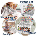 Thank You For The Sacrifices You Make Every Day - Birthday, Loving Gift For Mom, Mother, Grandma, Grandmother - Personalized Custom Fleece Blanket