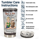 You're The Only One I Want To Annoy For The Rest Of My Life - Anniversary, Birthday Gift For Spouse, Lover, Husband, Wife, Boyfriend, Girlfriend, Couple - Personalized Custom Tumbler