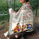 À ma mère pour toutes les fois où j'oublie de te remercier - Cadeau d'anniversaire, cadeau d'amour pour maman, mère, grand-mère, grand-mère - Couverture polaire personnalisée