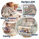 À ma mère pour toutes les fois où j'oublie de te remercier - Cadeau d'anniversaire, cadeau d'amour pour maman, mère, grand-mère, grand-mère - Couverture polaire personnalisée