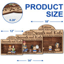 Hope You Like Animals And Kids - Anniversary, Birthday, Home Decor Gift For Spouse, Lover, Husband, Wife, Couple - Personalized Custom Shaped Wood Sign