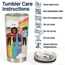 Emotional Support Coworker Office Colleagues Bestie - Birthday, Lovely Gift For Friends, Best Friends, Besties, Soul Sisters, BFF - Personalized Custom Tumbler