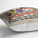 We Hope Every Time You Hug This Pillow - Birthday, Loving Gift For Dad, Father, Grandpa - Personalized Custom Pillow