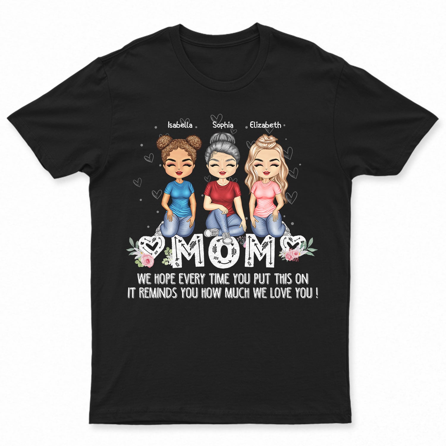 We Hope Every Time You Put This On - Birthday, Loving Gift For Mom, Mother, Grandma, Grandmother - Personalized Custom T Shirt