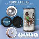 Legend Husband Daddy Grandpa - Birthday Gift For Father, Family - Personalized Custom 4 In 1 Can Cooler Tumbler