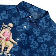 Légende Mari Papa Grand-père - Cadeau d'anniversaire pour père, famille - Chemise hawaïenne personnalisée