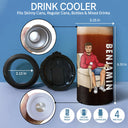 Dad's Sippy Cup - Birthday Gift For Father, Grandpa, Grandma - Personalized Custom 4 In 1 Can Cooler Tumbler