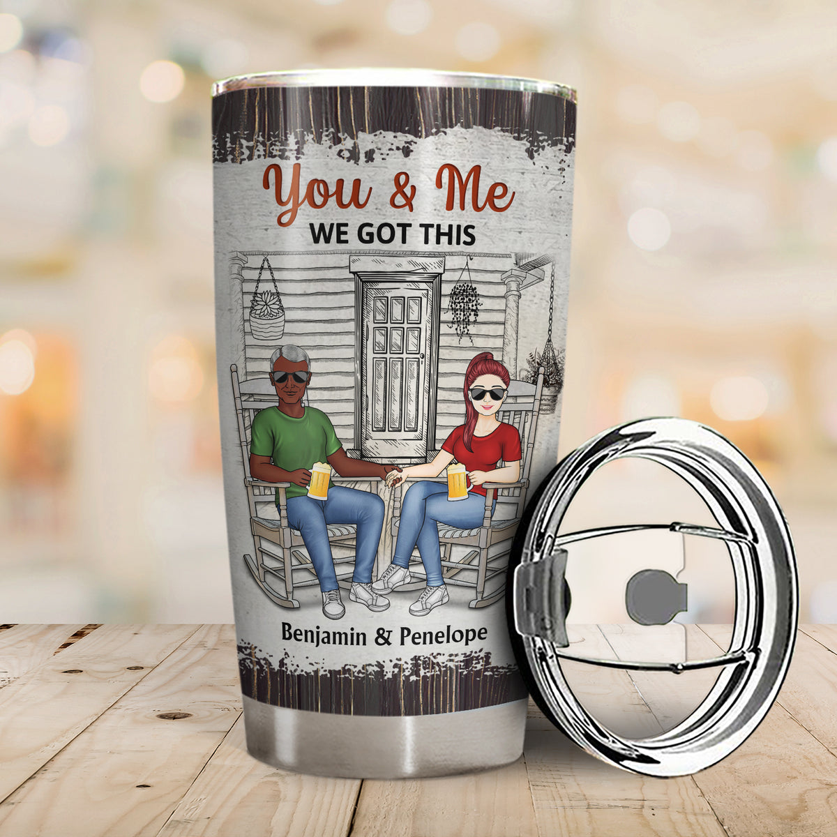 Lucky Son Of An Awesome Mom - Personalized Tumbler Cup