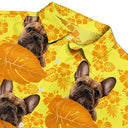 Custom Photo Tropical Funny Family Pet Face - Gift For Men, Best Friends, Siblings, Dog And Cat Lovers - Personalized Custom Hawaiian Shirt