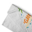 Nana Papa Mom Daddy - Cadeau d'amour pour mère, père, grand-mère, grand-père - Serviette de plage personnalisée