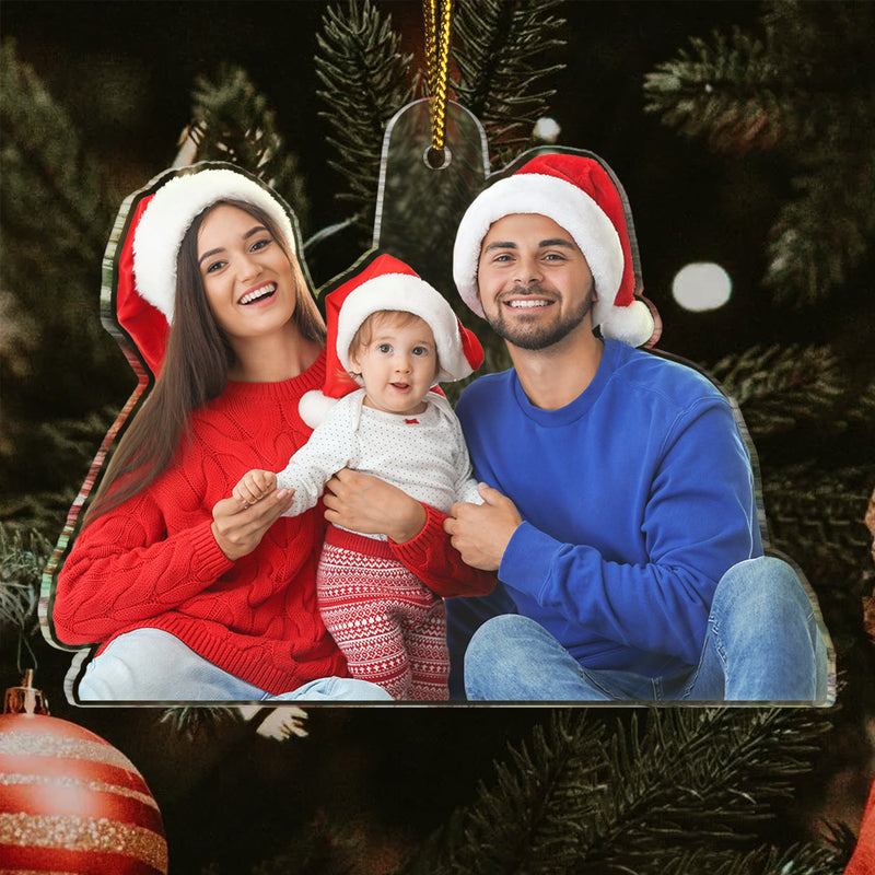 Photo personnalisée en famille - Cadeau de Noël pour la famille et les parents - Décoration photo personnalisée en acrylique