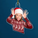 Photo personnalisée amusante pour petits-enfants - Cadeau de Noël pour grand-mère, grand-père, grands-parents - Décoration photo acrylique personnalisée