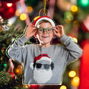 Photo personnalisée amusante pour petits-enfants - Cadeau de Noël pour grand-mère, grand-père, grands-parents - Décoration photo acrylique personnalisée