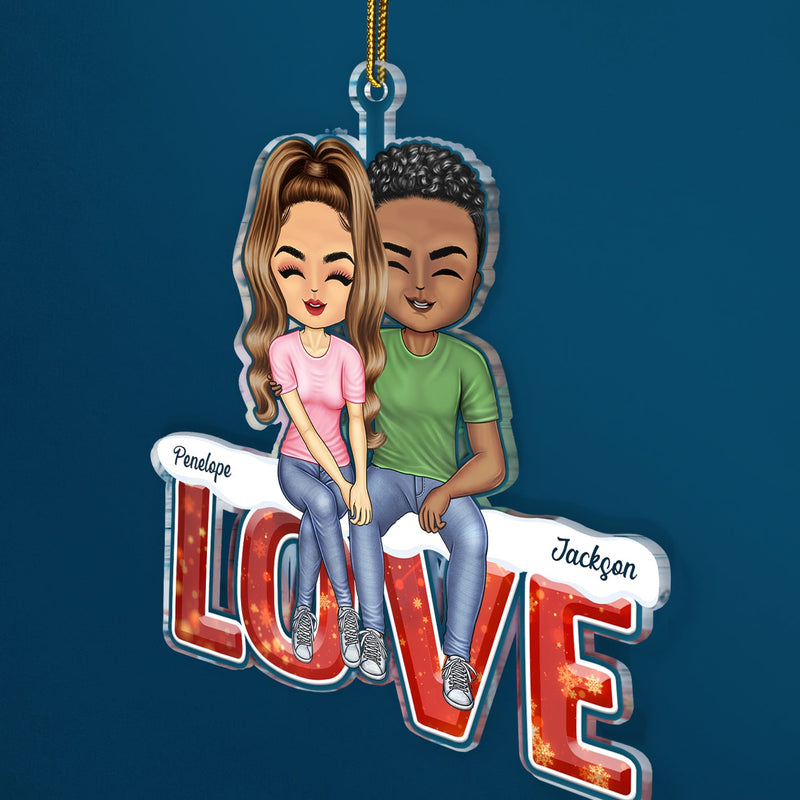 Custom Photo Funny Caricature Acrylic Ornament